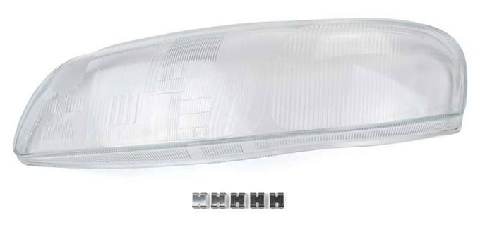 Volvo Headlight Lens - Driver Side (Halogen) 8693563 - URO Parts 8693563LENS